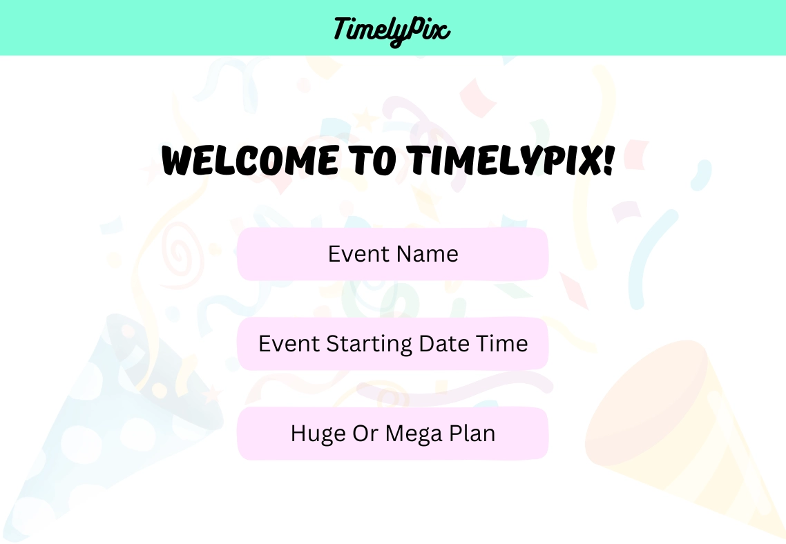 Creating events timelypix